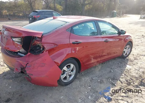 2014 Hyundai Elantra Se z USA, uszkodzony, nr VIN 5NPDH4AE7EH495643